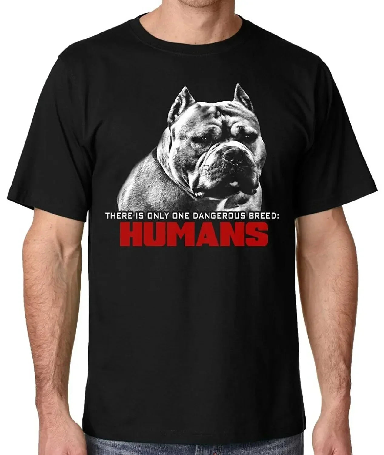 Camiseta divertida de American Bully Pit Bull de raza peligrosa